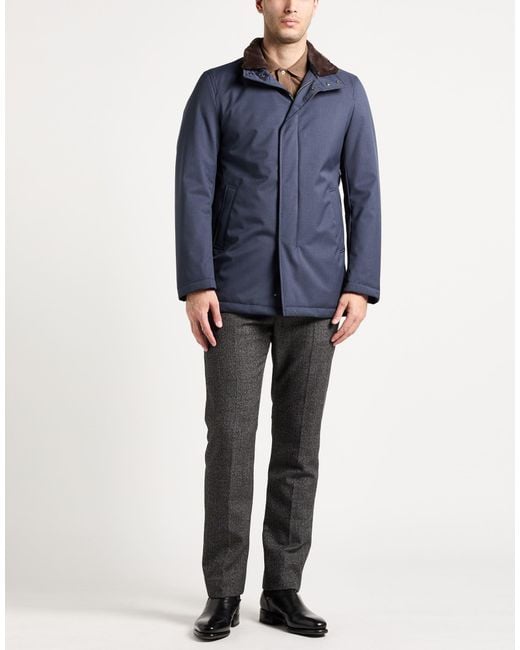 Herno Blue Jacket Polyester, Polyurethane for men