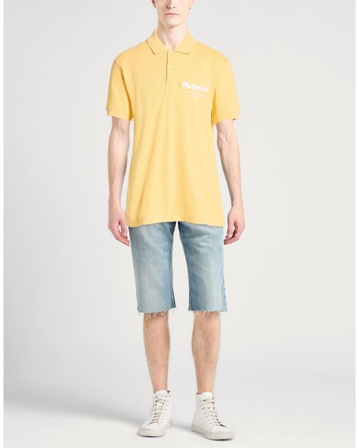 McQueen Yellow Polo Shirt for men