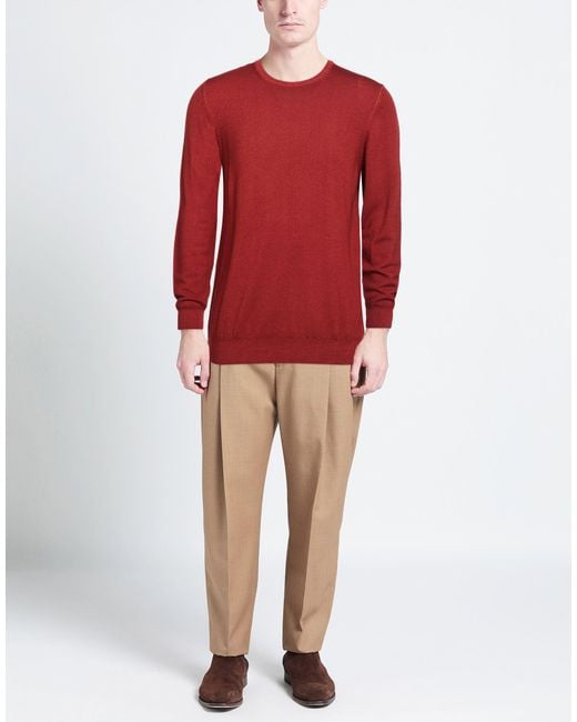 Pullover Jeordie's de hombre de color Red