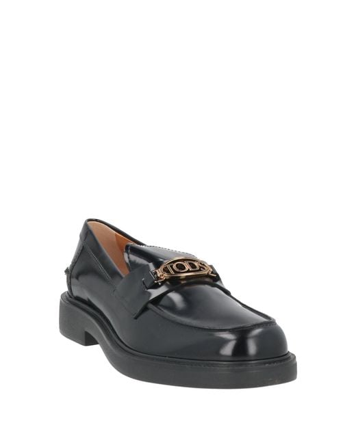 Tod's Black Loafers Calfskin
