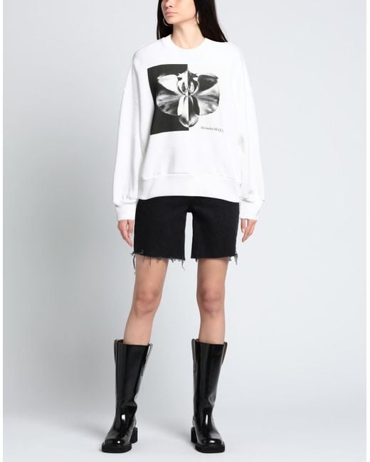 McQueen White Sweatshirt
