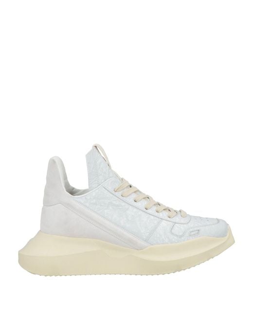 Rick Owens White Trainers