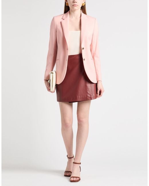 Paul Smith Pink Blazer Virgin Wool, Elastane