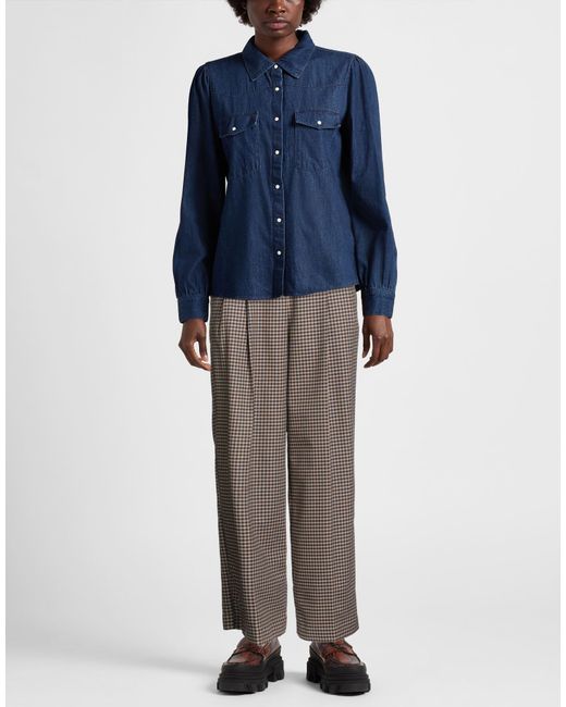 Ottod'Ame Brown Pants Polyester, Wool, Cotton, Polyamide, Elastane