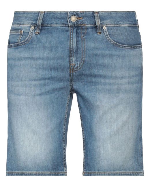 Guess Blue Denim Shorts for men