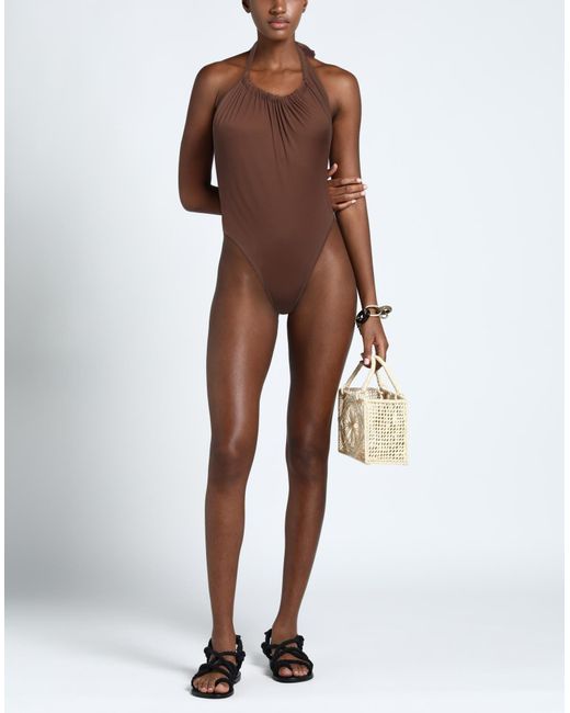 FEDERICA TOSI Brown One-piece Swimsuit
