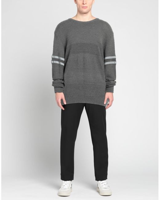 Frankie Morello Gray Sweater for men