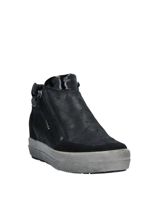 Igi&co Black Sneakers Soft Leather