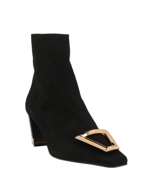 Roberto Festa Black Ankle Boots Leather