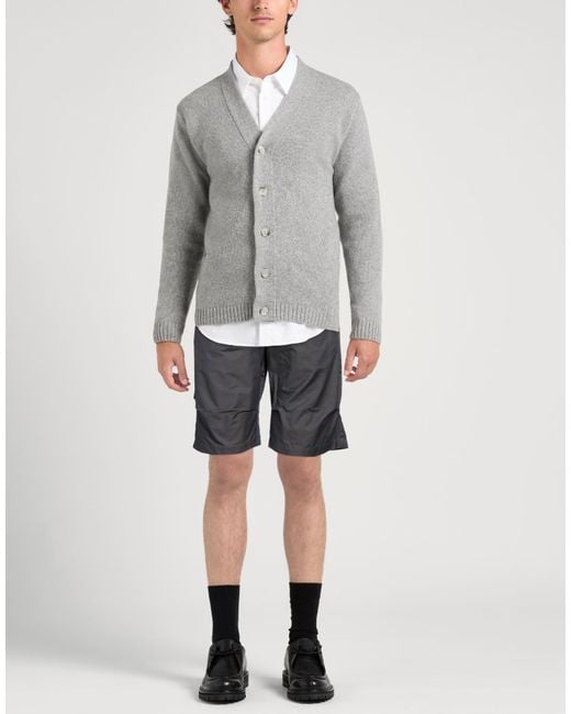 Maharishi Gray Shorts & Bermuda Shorts Organic Cotton, Recycled Polyester for men