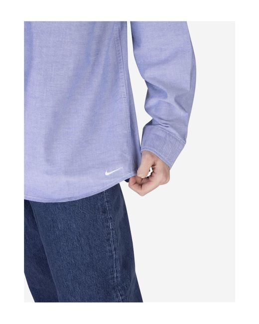 Camisa vaquera Nike de hombre de color Blue