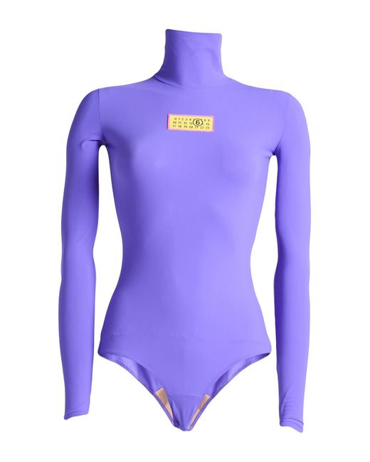 MM6 by Maison Margiela Women's Blue Bodysuit