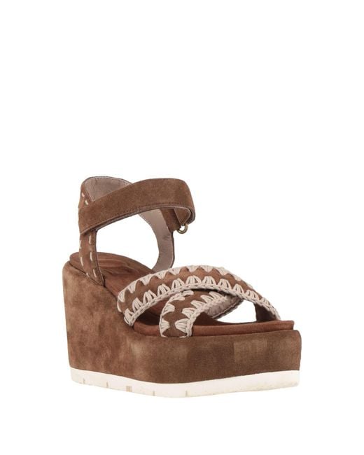 Mou Brown Sandals