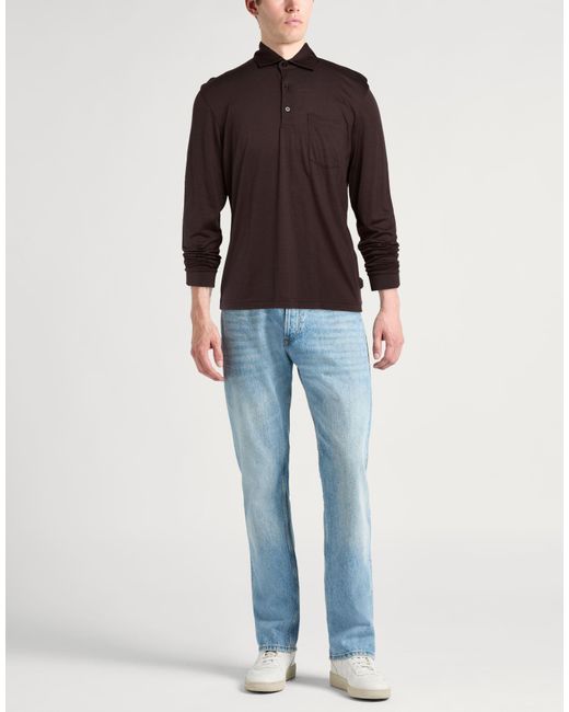 Polo Herno pour homme en coloris Brown