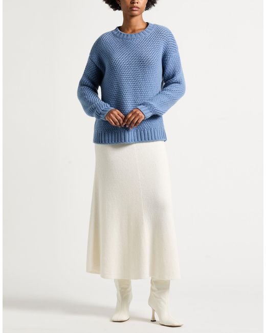 Bruno Manetti Blue Sweater Cashmere