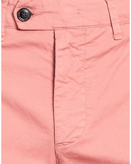 White Sand Pink Pants Cotton, Elastane for men