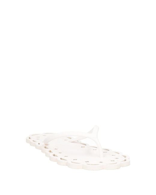 Carlotha Ray White Thong Sandal