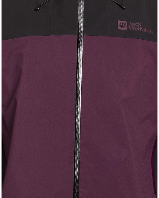 Jack Wolfskin Purple Jacket Recycled Polyester for men
