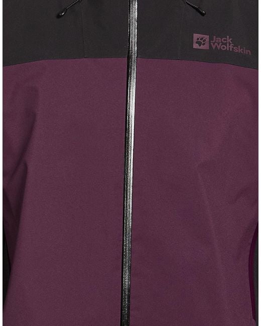 Jack Wolfskin Purple Jacket Recycled Polyester for men