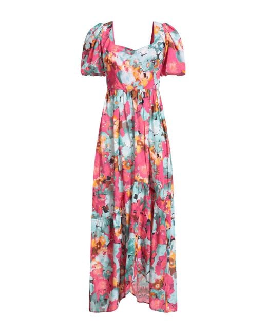 Liu Jo White Maxi Dress Cotton