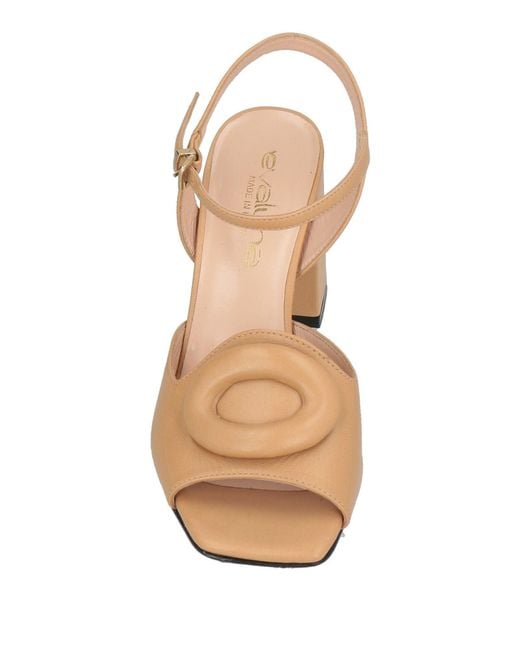 Evaluna Natural Sandals Leather