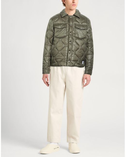 Department 5 Green Military Puffer Polyester, Polyamide, Polypropylene for men