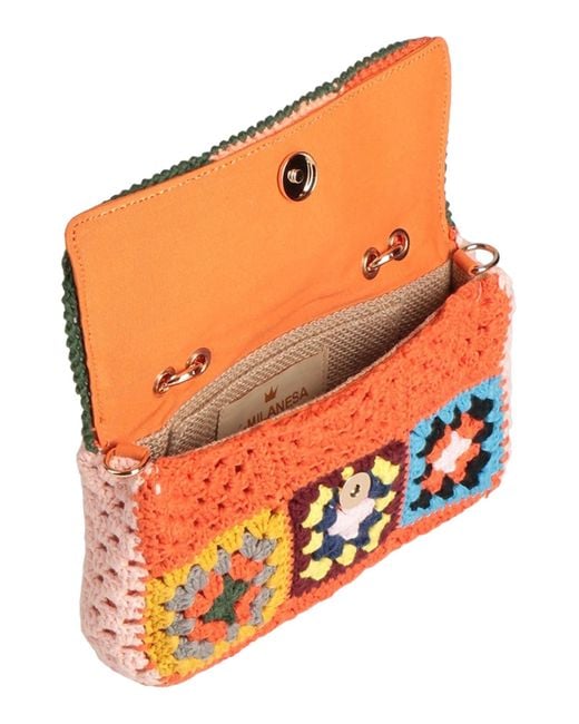 La Milanesa Orange Handbag