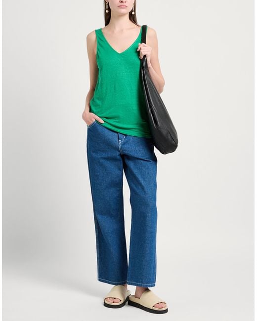 Majestic Filatures Green Tank Top