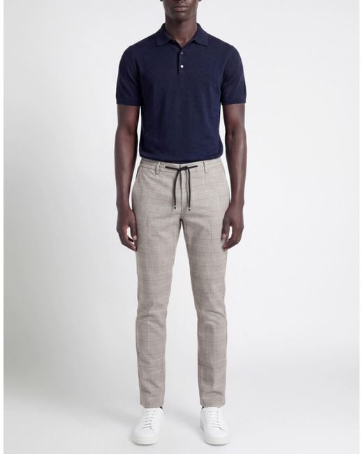 Mason's Gray Pants Cotton, Lyocell, Elastane for men