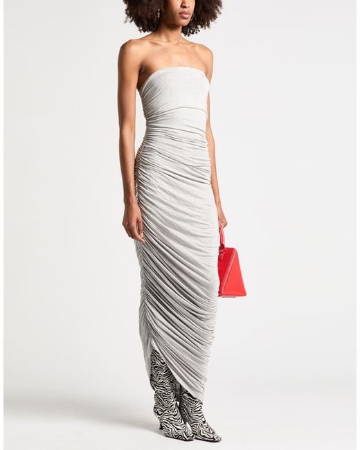 Norma Kamali White Maxi Dresses
