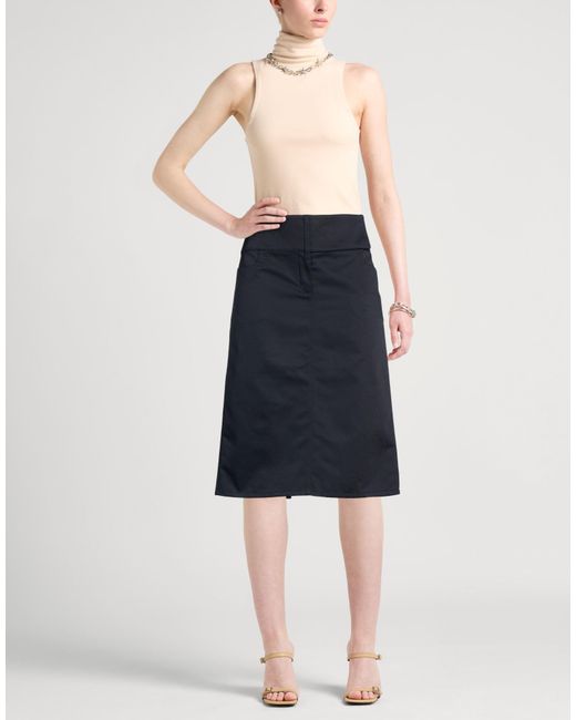 Courreges Blue Midi Skirt