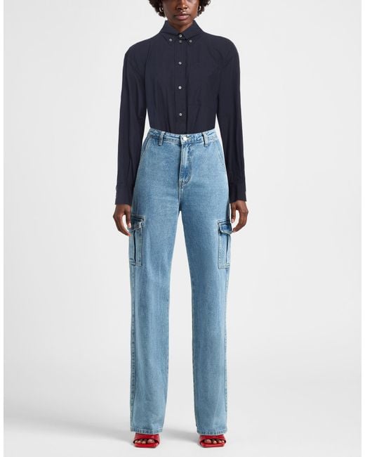 Ottod'Ame Blue Midnight Shirt Cotton