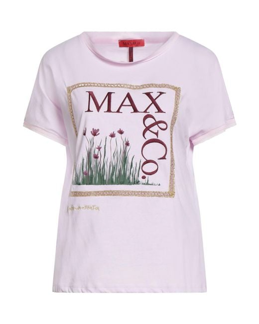 MAX&Co. with FATMA MOSTAFA Pink T-Shirts