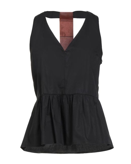 Rebel Queen Black Top Cotton, Polyester, Polyurethane Resin