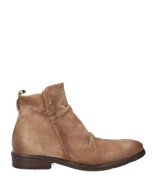 A.s.98 Brown Khaki Ankle Boots Leather for men