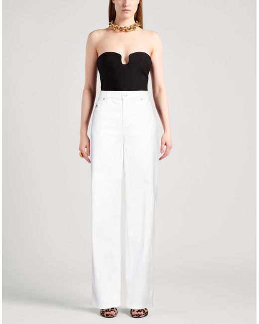 Alexander McQueen White Jeans