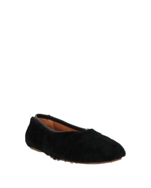 Forte_forte Black Ballet Flats Leather