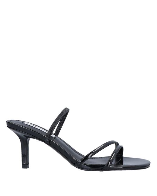 steve madden black strap sandals