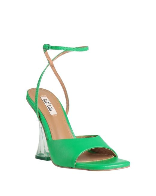 Bibi Lou Green Sandals
