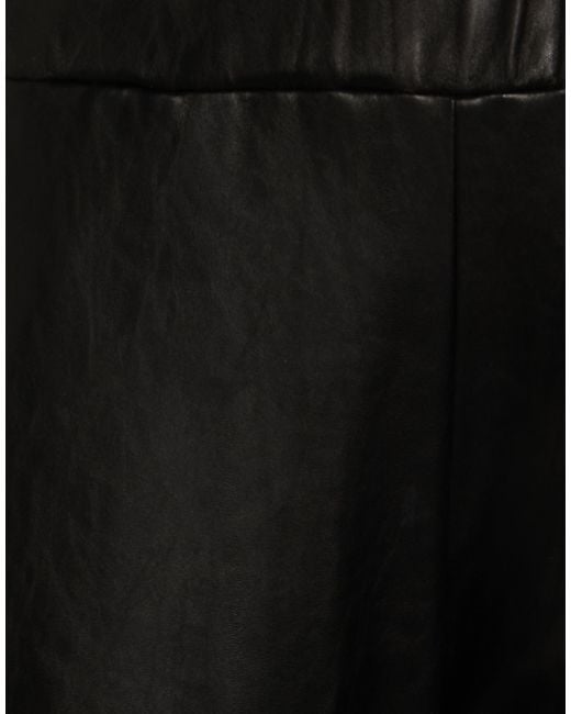 Gaelle Paris Black Pants Polyurethane, Polyester
