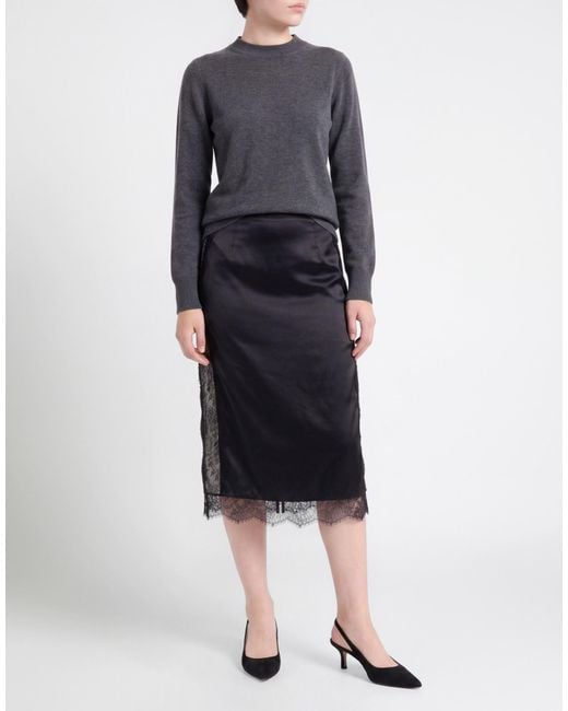 Tom Ford Blue Midi Skirt Silk, Elastane, Polyamide, Viscose