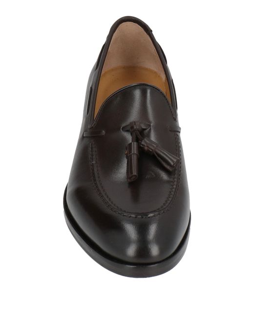 Testoni Black Loafers Leather for men
