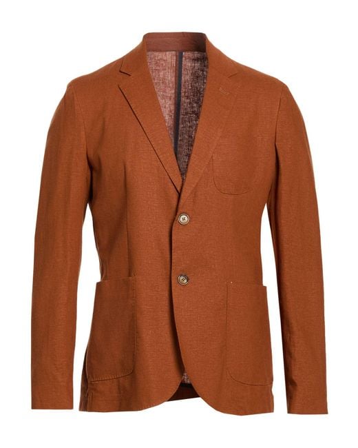 TELAMIRA Brown Blazer for men