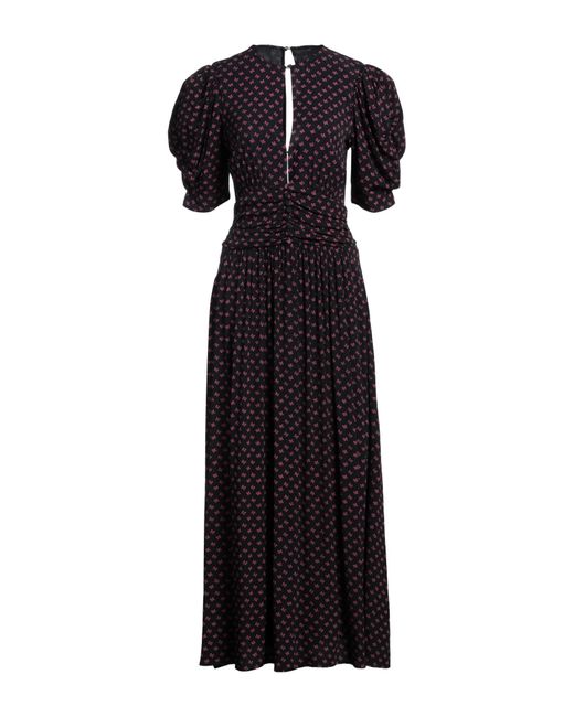 ROTATE BIRGER CHRISTENSEN Black Maxi-Kleid