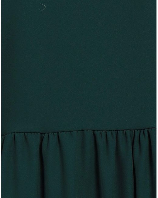 XT STUDIO Green Dark Mini Dress Polyester, Elastane