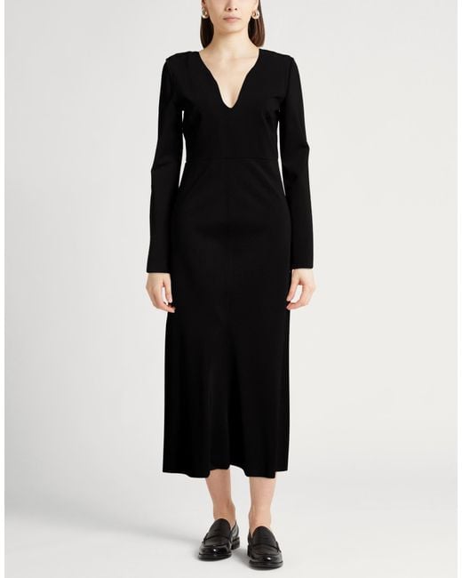 Dorothee Schumacher Black Maxi Dress Viscose, Polyamide, Elastane