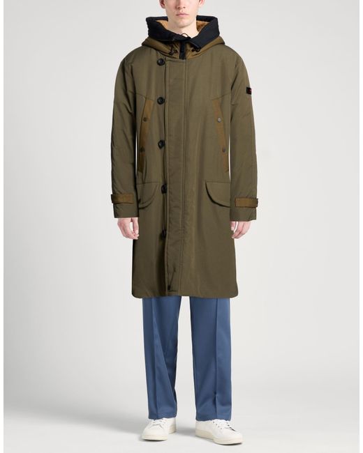 Peuterey Green Puffers for men