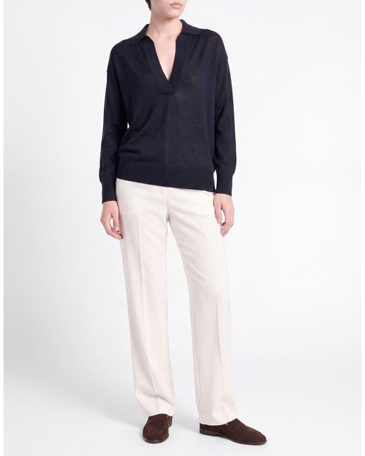 Alpha Studio Blue Sweater Merino Wool