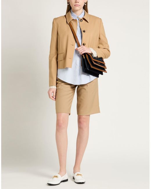 Marni Natural Camel Jacket Virgin Wool