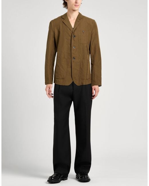 Uma Wang Green Military Blazer Polyester for men
